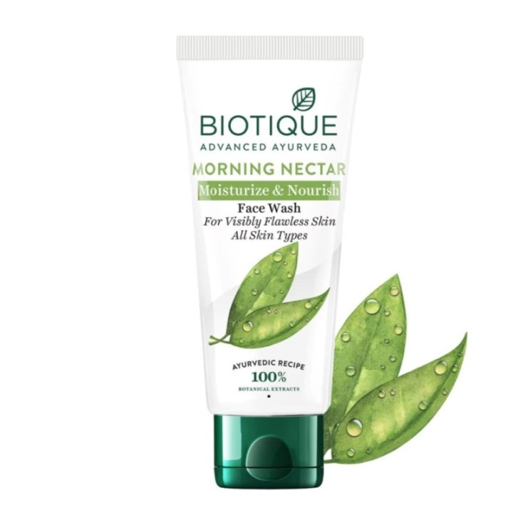 Biotique Morning Nectar Moisturize & Nourish Face Wash Contains Wild