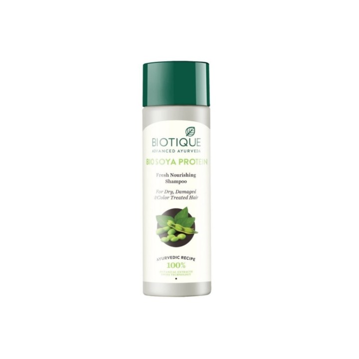 Biotique Bio Soya Protein Fresh Nourishing Shampoo, for Dry, Damaged