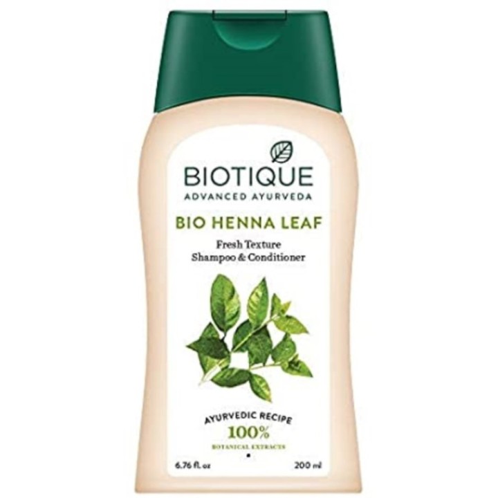 Biotique Bio Henna Leaf Fresh Texture Shampoo & Conditioner 200ml