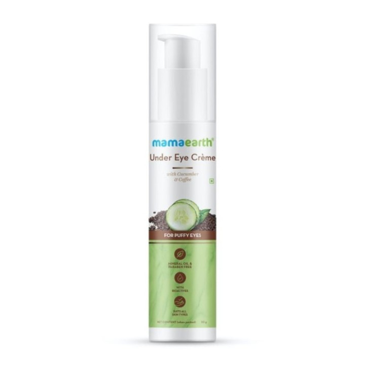 Mamaearth Under Eye Cream Wih Cucumber & Coffee, for Puffy Eyes 20g