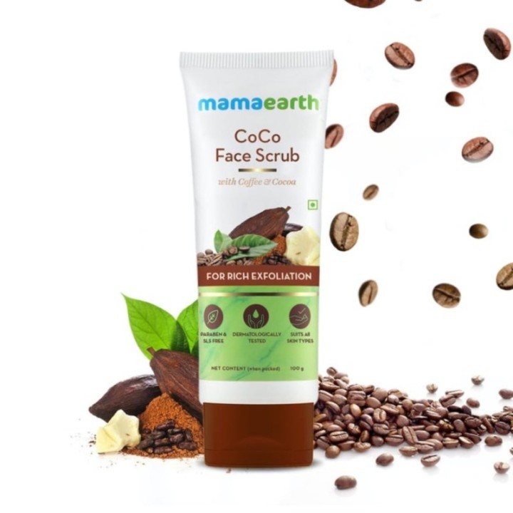 Mamaearth Coco Face Scrub with Coffee & Cocoa, for Rich Exfoliation