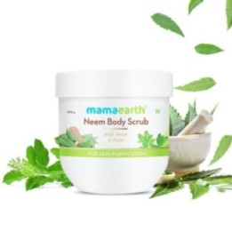 Mamaearth Neem Body Scrub with Neem & Tulsi, for Skin Purification