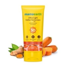 Mamaearth Ultra Light Indian Sunscreen with Carrot Seed & Turmeric