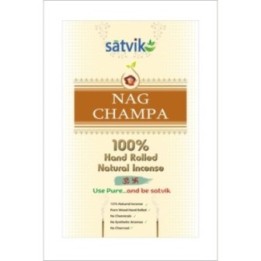 Satvik Nag Champa Natural Incense Sticks (Agarbatti for Prayer), Pack