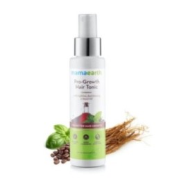 Mamaearth Pro Growth Hair Tonic with Caffeine, Red Ginseng & Basil