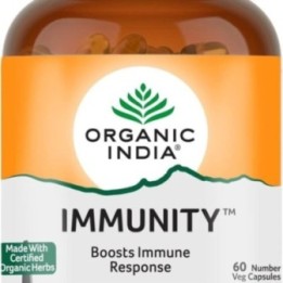 Organic India Immunity Booster Capsules (60 Capsules)