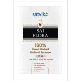 Satvik Sai Flora Incense Sticks (Agarbatti for Prayer), Pack
