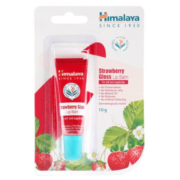 Himalaya Strawberry Lip Balm - Delicious Strawberry, Long Lasting