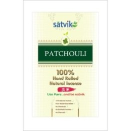 Satvik Patchouli Incense Sticks (Agarbatti for Prayer), Pack