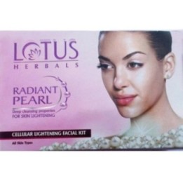 Lotus Herbals Radiant Pearl Cellular Lightening Facial Kit, for All