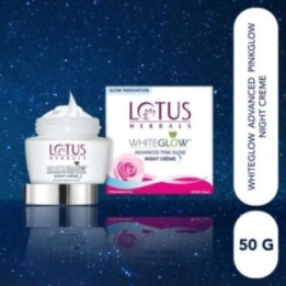 Lotus Herbals Whiteglow Advanced Pink Glow Night Creme, for All Skin