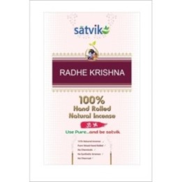 Satvik Radhe Krishna Incense Sticks (Agarbatti for Prayer), Pack