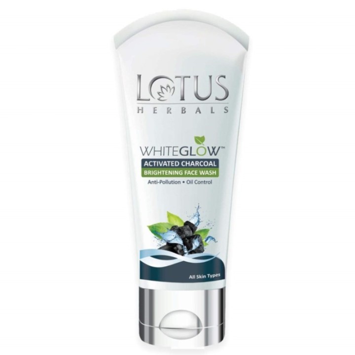 Lotus Herbals Whiteglow Activated Charcoal Brightening Face Wash