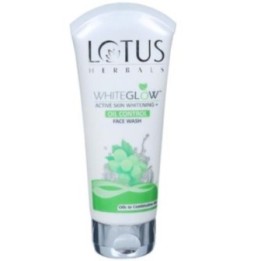 Lotus Herbals Whiteglow Active Skin Whitening- Oil Control Face Wash