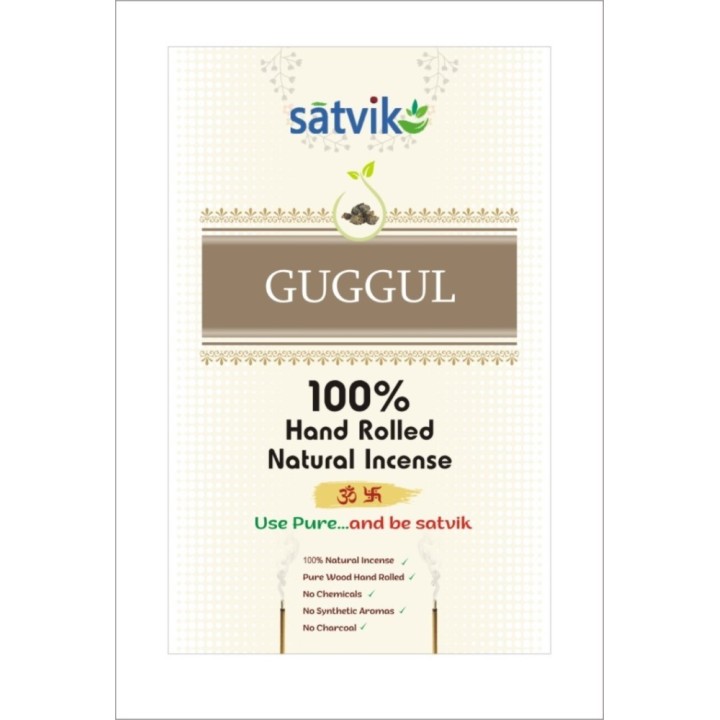 Satvik Guggul Incense Sticks (Agarbatti for Prayer),pack
