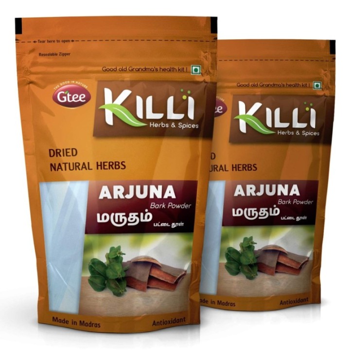Killi Herbs & Spices Arjuna Bark Powder / Marutham Pattai (100g)