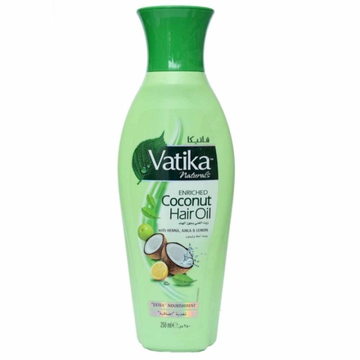 Dabur Vatika Naturals Enriched Coconut Hair Oil, with Henna, Amla