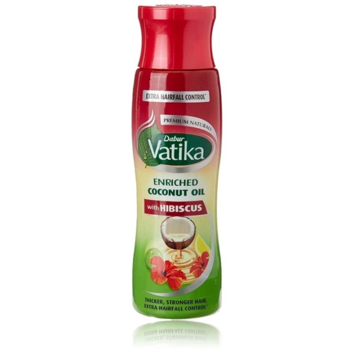 Dabur Vatika Enriched Coconut Oil with Hibiscus - Extra Hair Fall