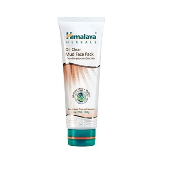 Himalaya Oil Clear Mud Face Pack, for Combination to Oily Skin 100g