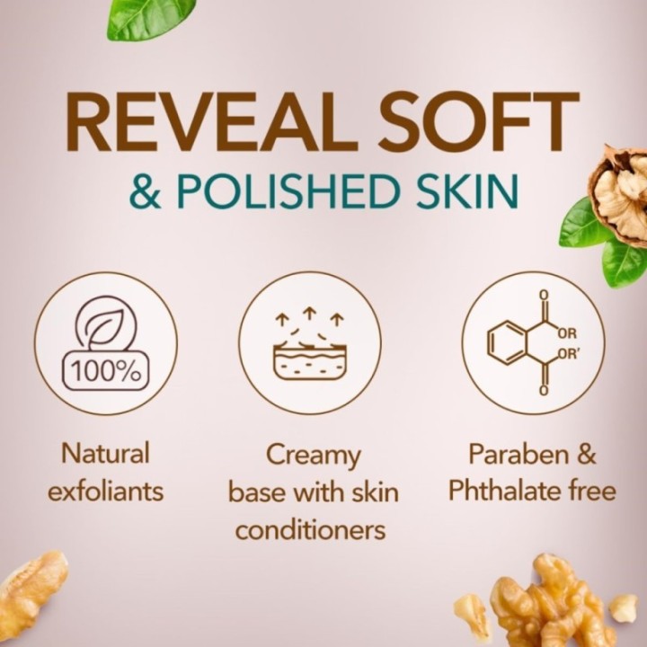 Himalaya Gentle Exfoliating Walnut Scrub, with Natural Antioxidants