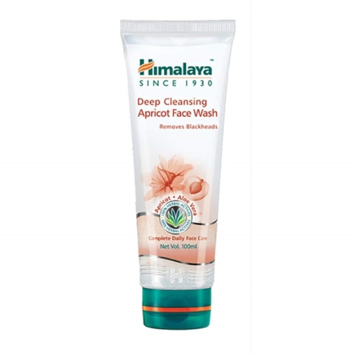 Himalaya Deep Cleansing Apricot Face Wash, Prevents Black Heads 100ml