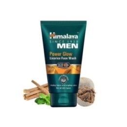 Himalaya Men Power Glow Licorice Face Wash, for All Skin Types 100ml