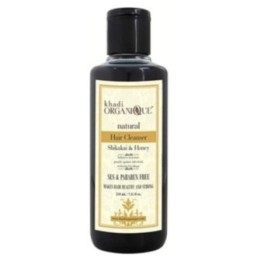 Khadi Organique Natural Hair Cleanser (Shikakai & Honey) 210ml