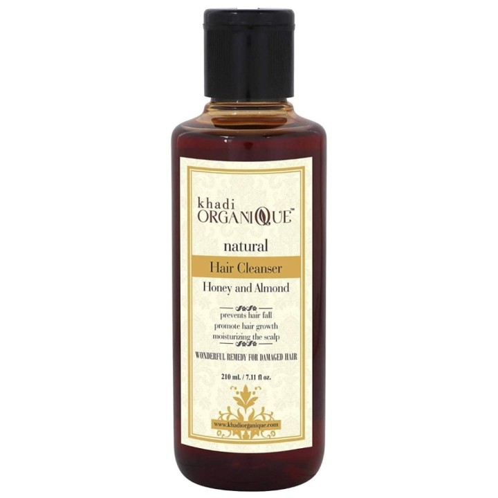 Khadi Organique Natural Hair Cleanser (Honey & Almond) 210ml