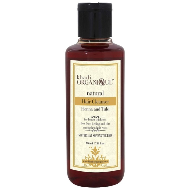Khadi Organique Henna & Tulsi Hair Cleanser 210ml