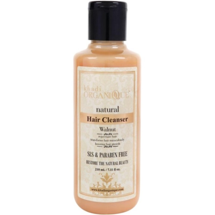 Khadi Organique Natural Hair Cleanser (Walnut) 210ml