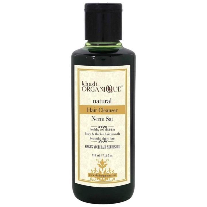 Khadi Organique Natural Hair Cleanser (Neem Sat) 210ml