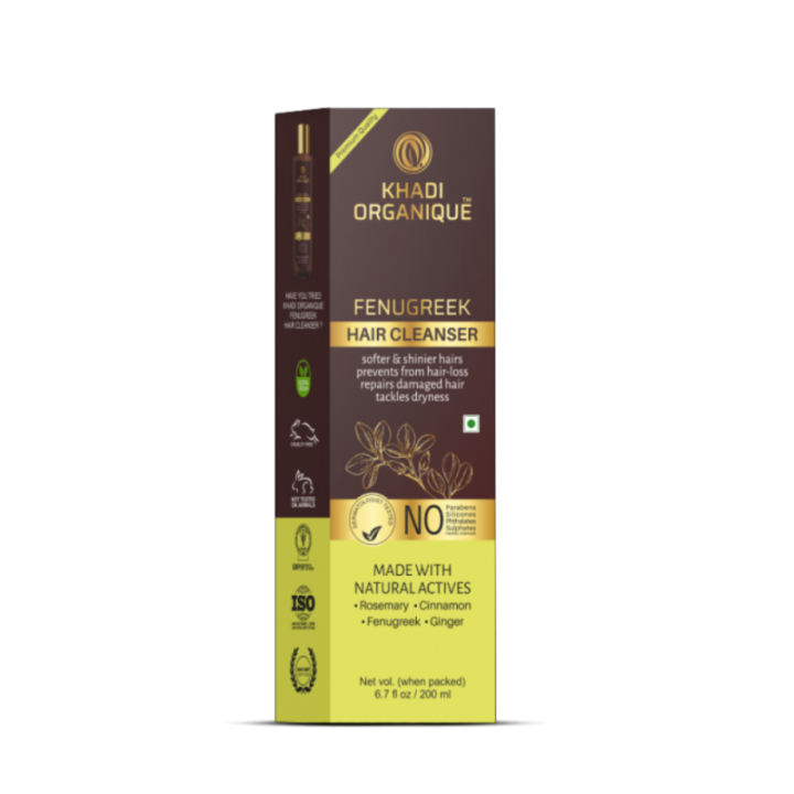 Khadi Organique Fenugreek Hair Cleanser - Prevents from Hair Loss