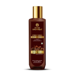 Khadi Organique Strengthening Hair Cleanser, for Voluminous & Thicker