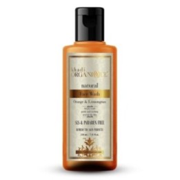 Khadi Organique Natural Orange & Lemongrass Face Wash 210ml