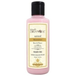 Khadi Organique Natural Rose & Honey Moisturizer - Protects