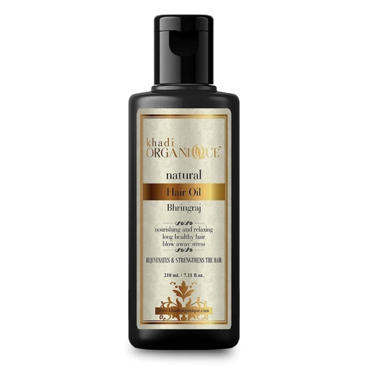 Khadi Organique Natural Bhringraj Hair Oil - Rejuvenates