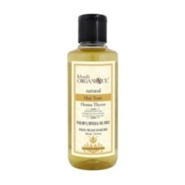 Khadi Organique Natural Henna Thyme Hair Tonic - Makes Hair