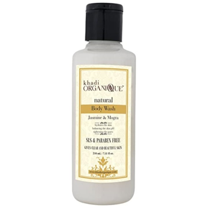 Khadi Organique Natural Jasmine & Mogra Body Wash - Gives Clear