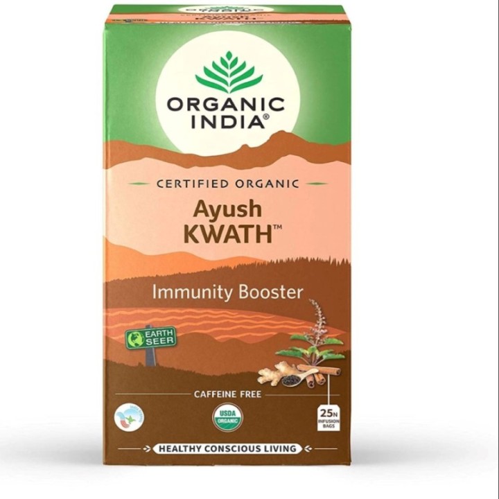 Organic India Ayush Kwath 25N Infusion Bags- Immunity Booster