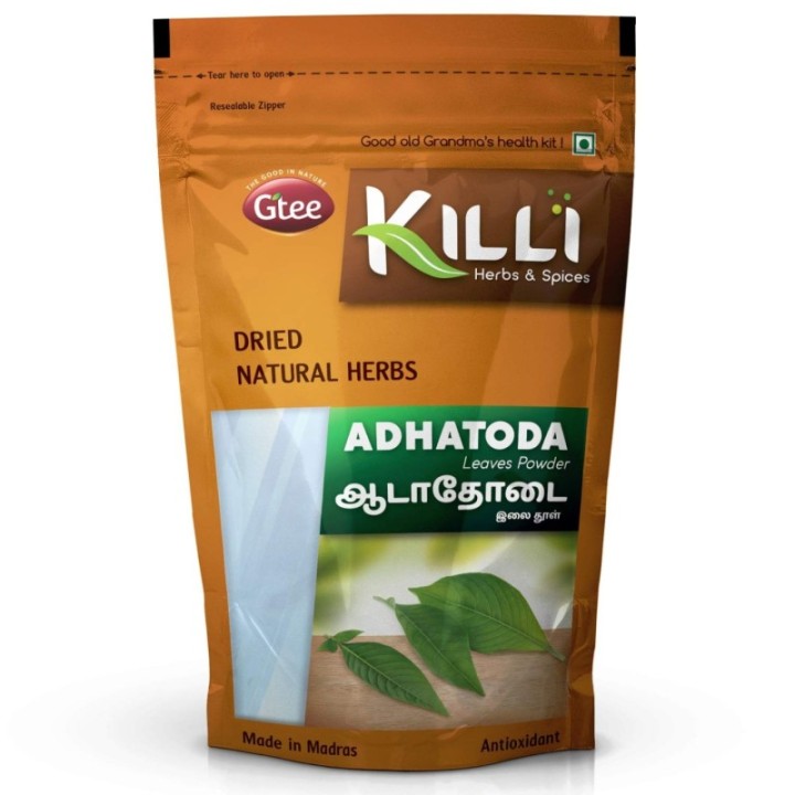 Killi Adhatoda Malabur Nut Powder 100g