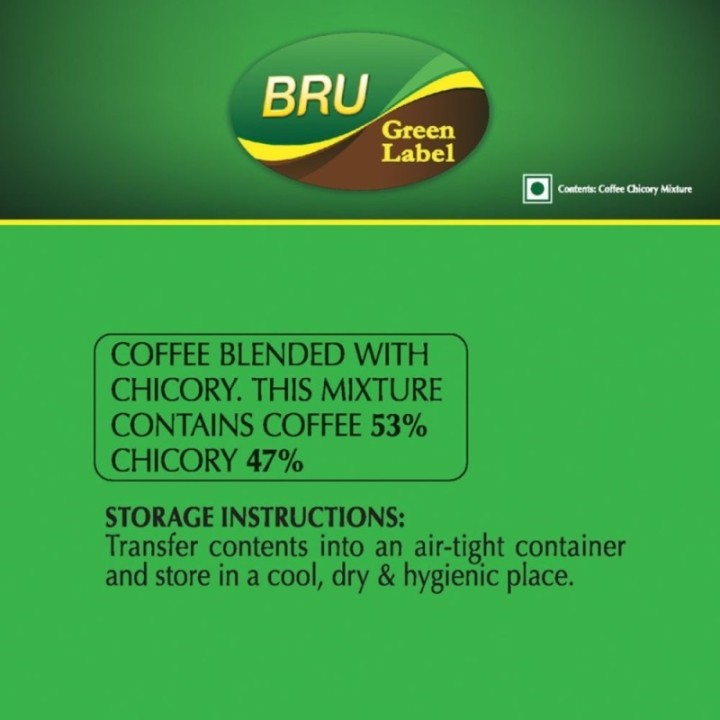 Bru Green Label Coffee (Filter Coffee) 200g
