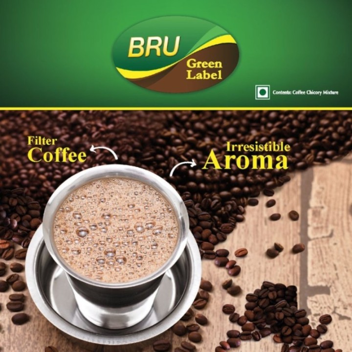Bru Green Label Coffee (Filter Coffee) 500g