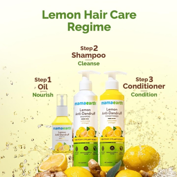 Mamaearth Lemon Anti-Dandruff Hair Oil 100ml