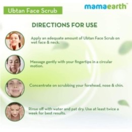 Mamaearth Ubtan Tan Removal Face Scrub 100g
