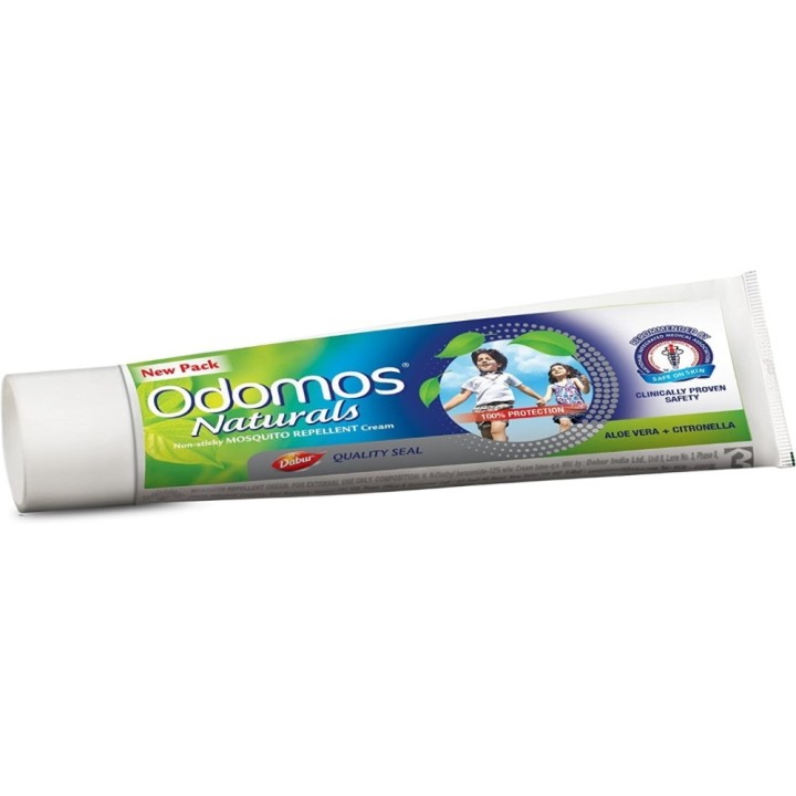 Dabur Odomos Naturals Non-Sticky Mosquito Repellent Cream, Upto