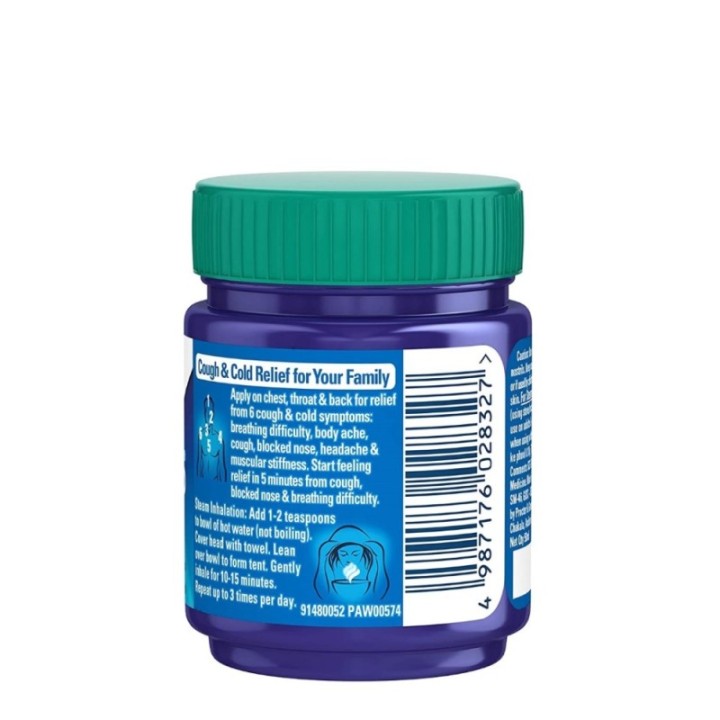 Vicks Vaporub, Relieves 6 Cough & Cold Symptoms 50ml