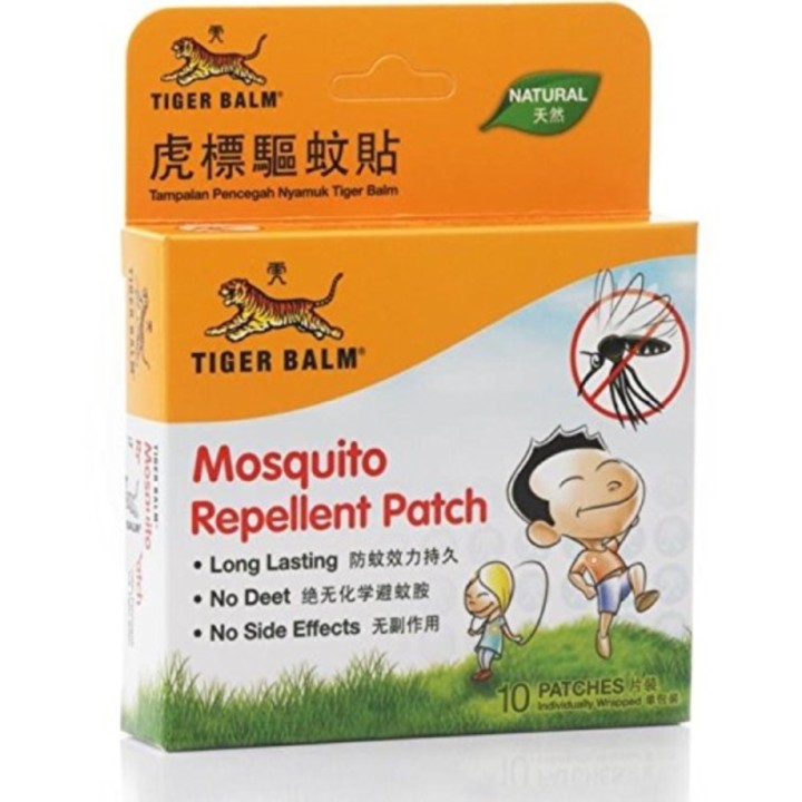 Tiger Balm Mosquito Repellent Patch (Long Lasting), 10 Patches