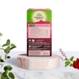Organic India Tulsi Sweet Rose 25 Tea Bags