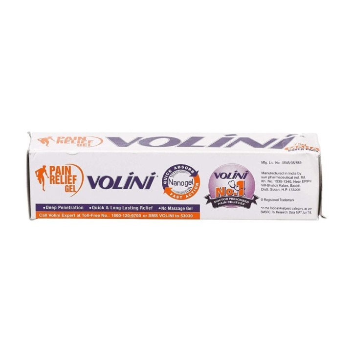 Volini Pain Relief Gel - Deep Penetration, Quick & Long Lasting
