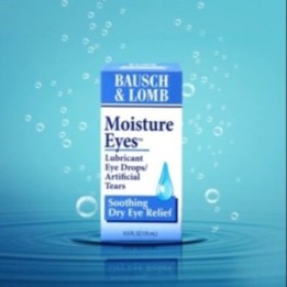 Bausch & Lomb Moisture Eyes Lubricant Eye Drops, Soothing Dry Eye